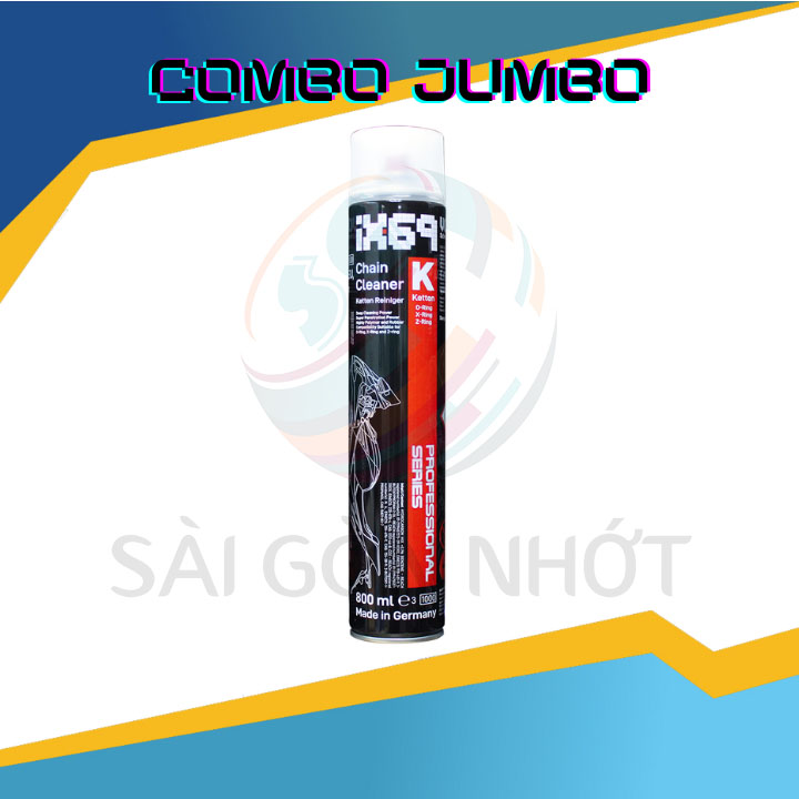 Combo dưỡng sên voltronic ix50 jumbo 600ml + vệ sinh sên voltronic ix69 jumbo 800ml + bàn chải sên 3d