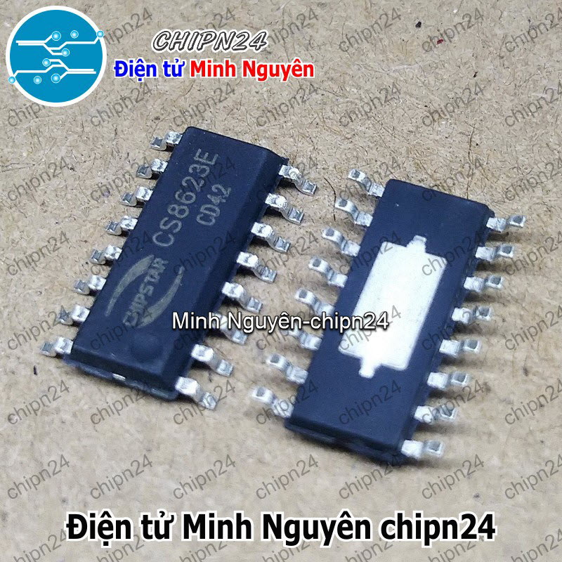 [1 con] (ST) IC Dán CS8623 SOP-16 Hàng Tốt (SMD) (25W Class D CS8623E 8623E 8623) - HH005933