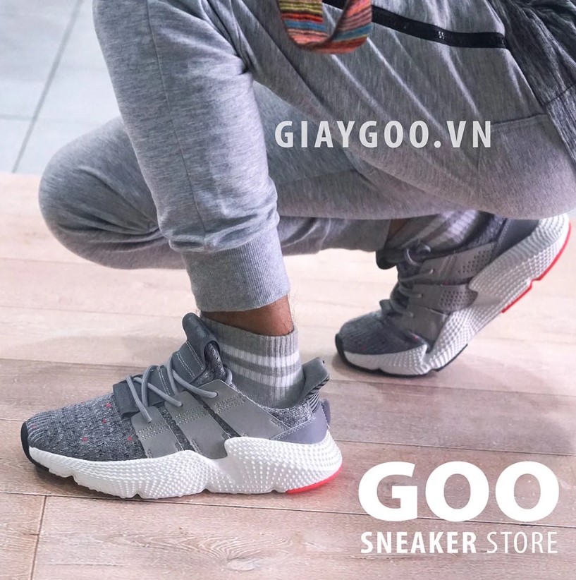 [ Full Hộp + Phụ Kiện ] Giày Thể Thao Sneaker Nam Nữ Prophere Xám Cam
