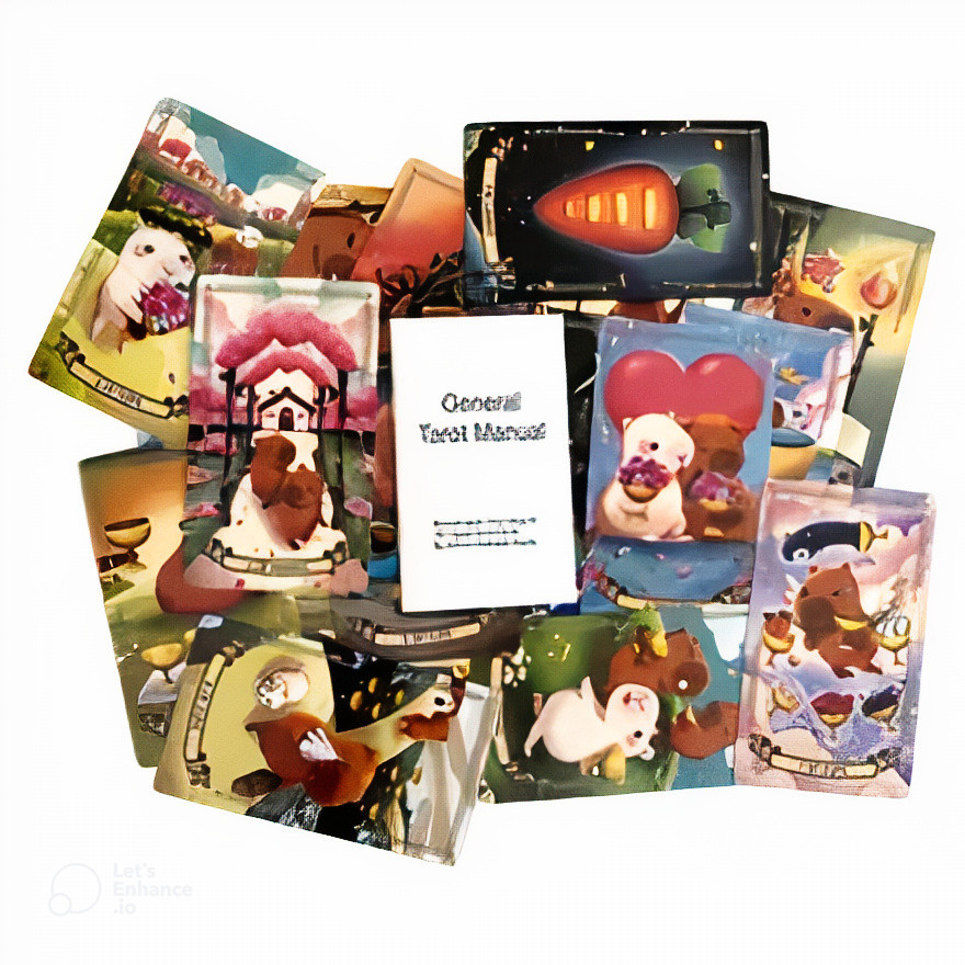 (size gốc) Bộ Bài CapyBarot Tarot New