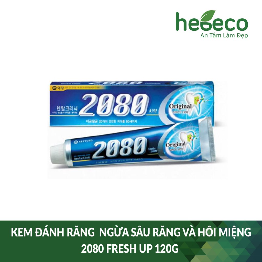 Kem đánh răng cao cấp ngừa sâu răng và hôi miệng 2080 fresh up 120g - hàn quốc, cam kết hàng đúng mô tả, chất lượng đảm bảo an toàn đến sức khỏe người sử dụng