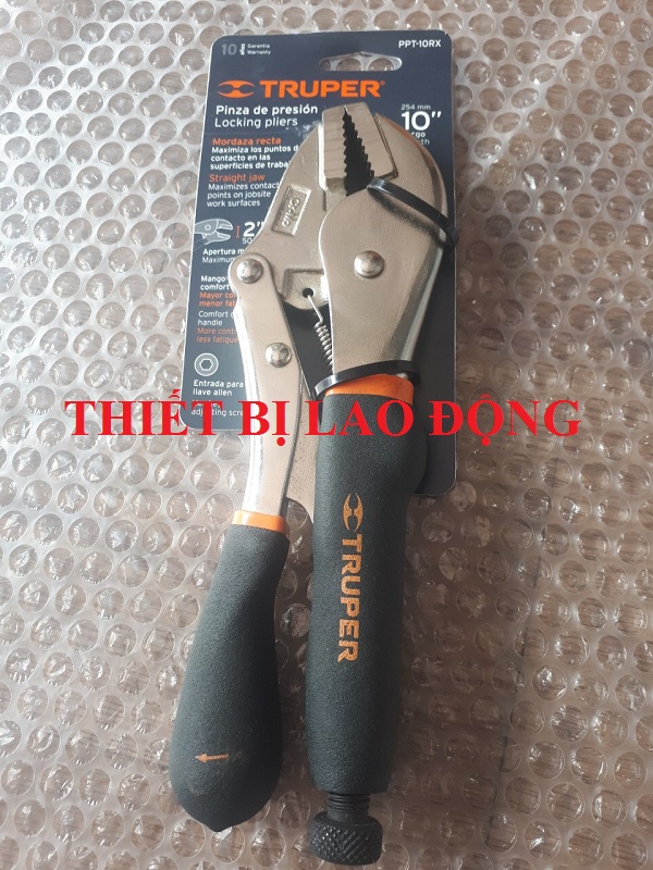 Kềm bấm chết mỏ bằng cán đen 10inch 254mm truper - 17437