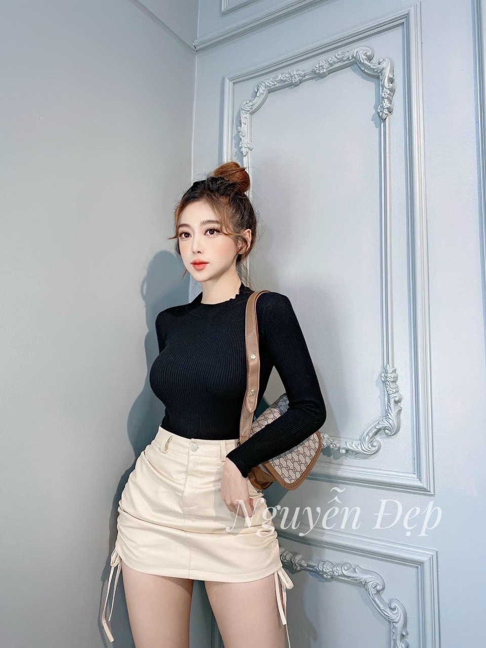 Áo len tăm cổ 3p QC
