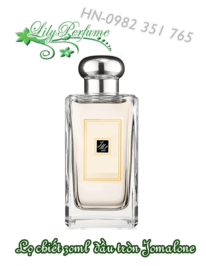 Lọ chiết nước hoa 30ml đầu tròn Jo Malone (Vỏ chiết/ Ống chiết/ Chai chiết nước hoa)