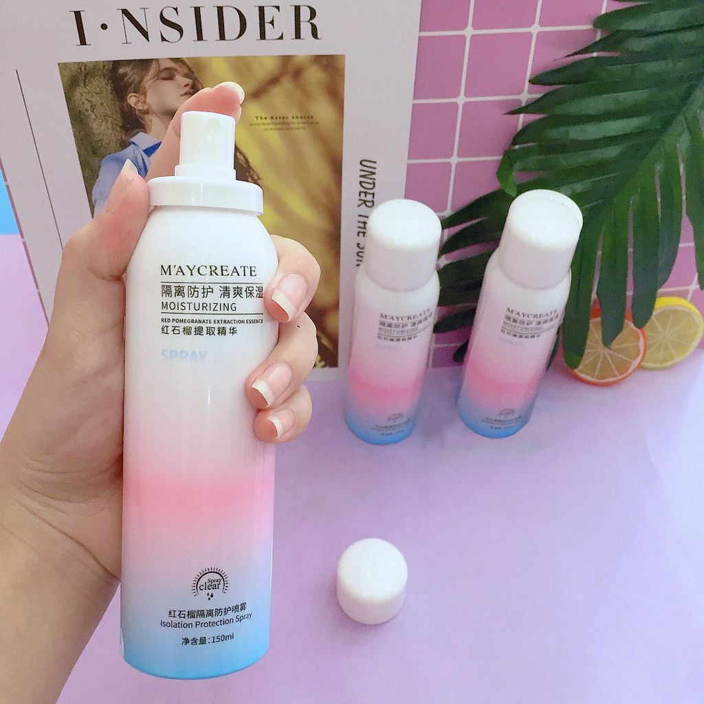 Combo 2 chai Xịt Chống Nắng Trắng Da MAYCREATE - CHÍNH HÃNG