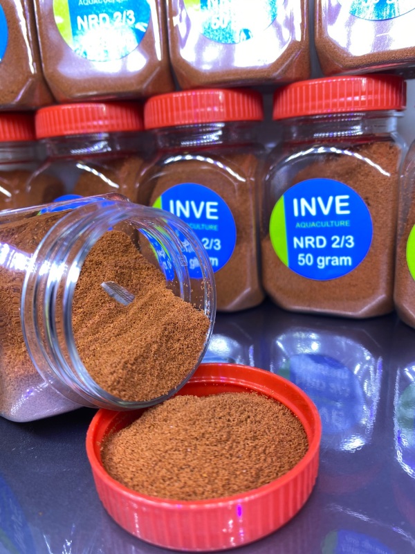 Cám Thái INVE Cao Cấp 3/2 Loại 50gam dạng nhiễm dành cho cá bột guppy , beta .....| Thức ăn giàu dinh dưỡng