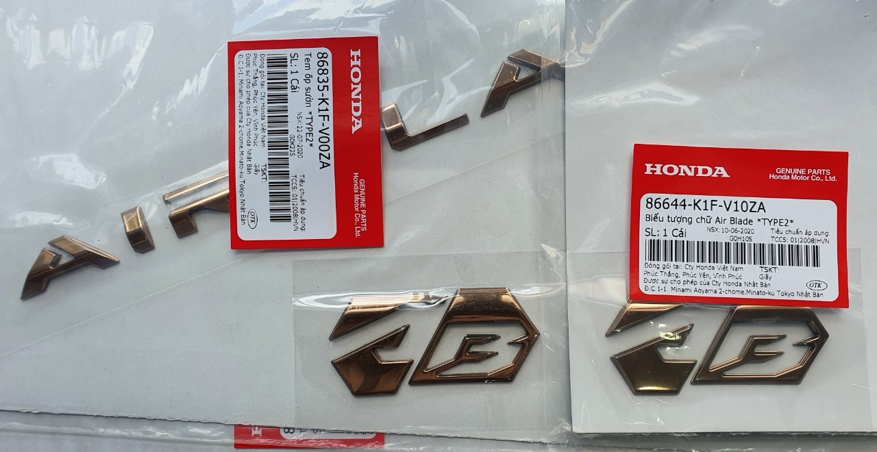 [HCM]BỘ TEM NỖI HONDA AIRBLADE 2020