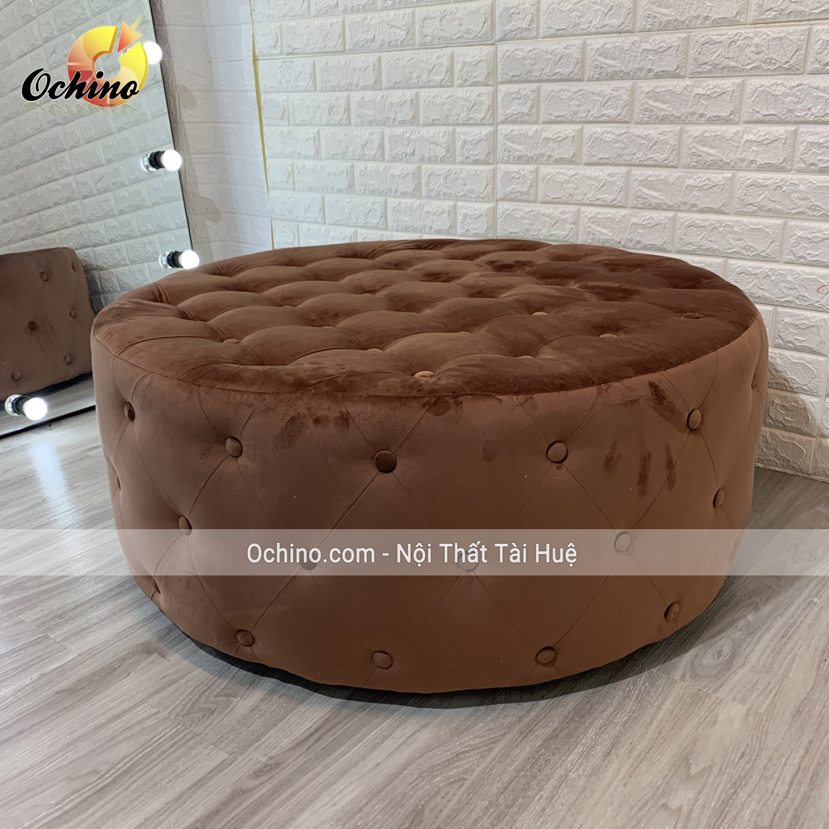 Đôn nỉ Tròn, Đôn Tròn Cho Shop thời Trang và Chụp hình Đường Kính 1m cao 45