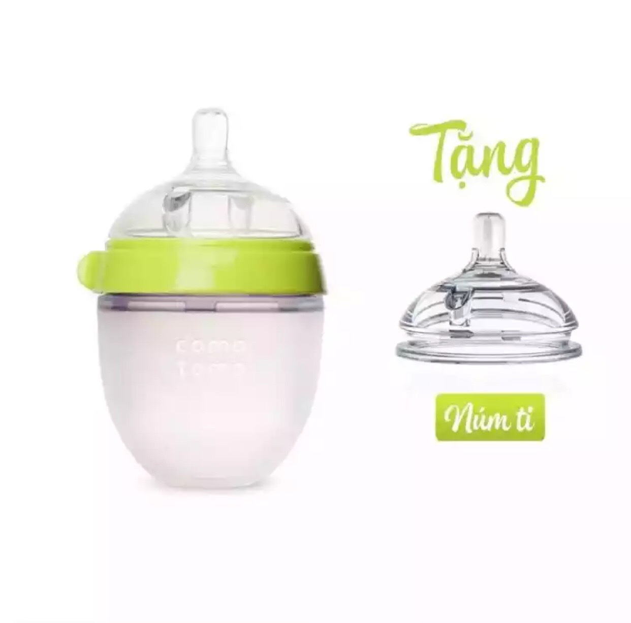 Bình sữa comotomo 150ml/250ml đủ màu [Tặng kèm núm ti thay thế]