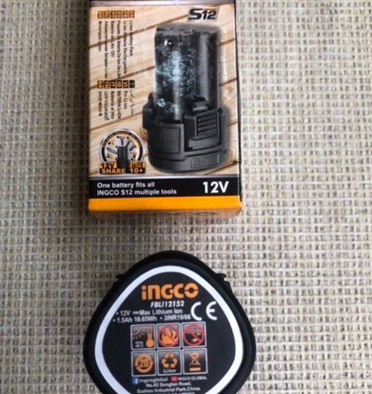Pin sạc máy khoan 12V Ingco FBLI12152 - S12V
