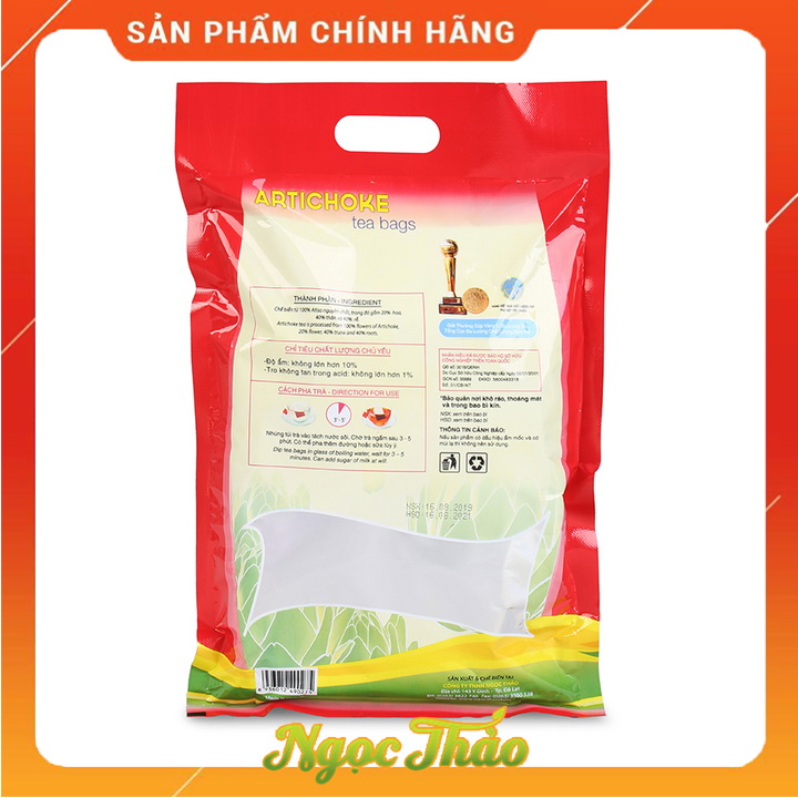 Trà atiso túi lọc đặc biệt Ngọc Thảo | 100 túi (gói màu đỏ)