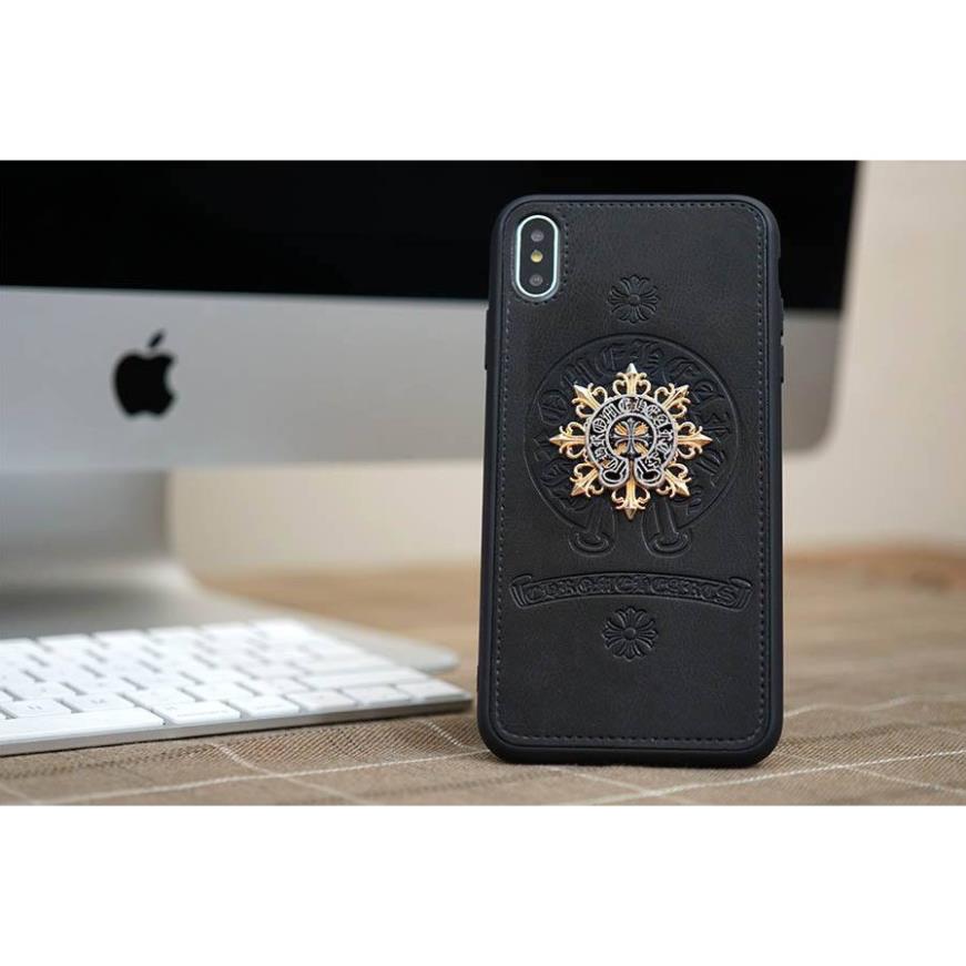 Ốp Lưng iPhone - Ốp iPhone Da Chrome Hearts
