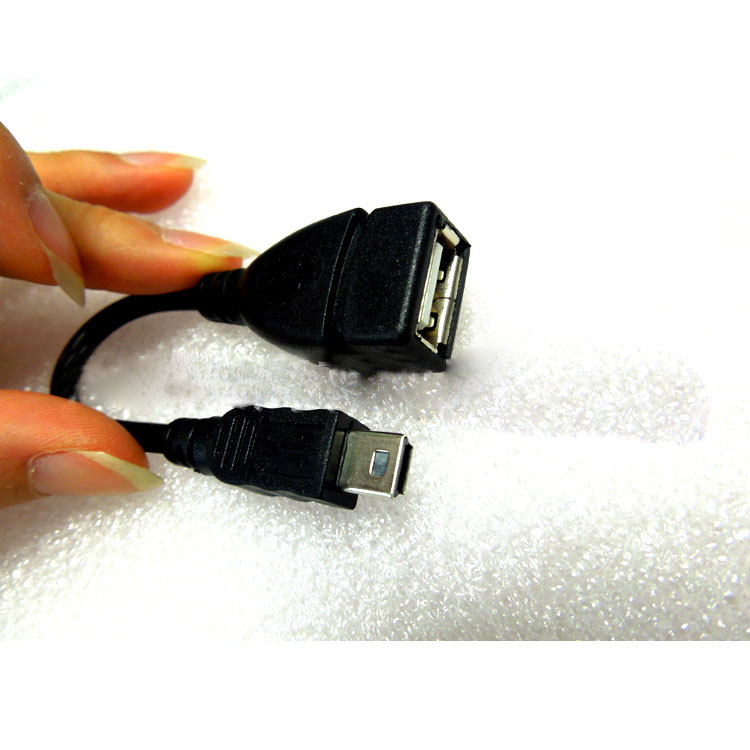 Cáp OTG V3 mini USB (đầu hình than)