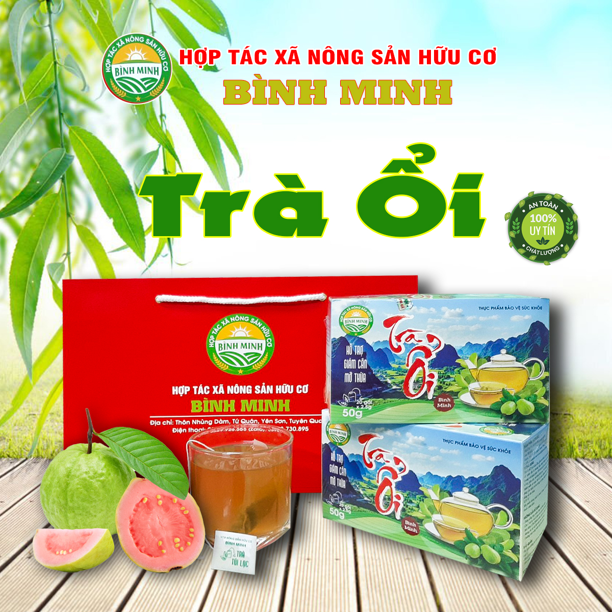 TRÀ ỔI (trà túi lọc)