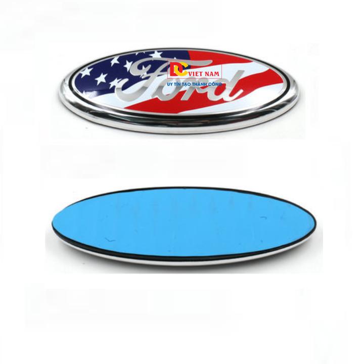 01 PCs car rear view badge logo car for Ford 17.8cm * 7cm F150 (US flag)