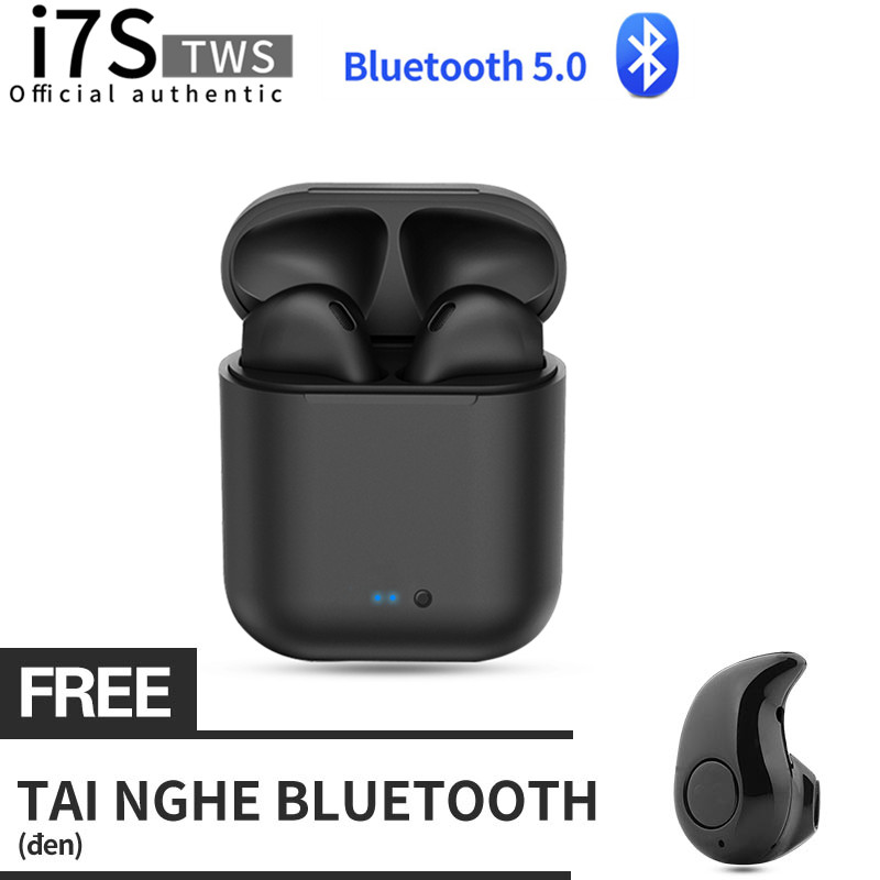 Tai nghe bluetooth khong day mẫu i7s tai nghe không dây buetooth, tai nge bluetooth khong day, tai phone bluetooth sử dụng mọi điện thoại, nghe gọi đàm thoại có mic