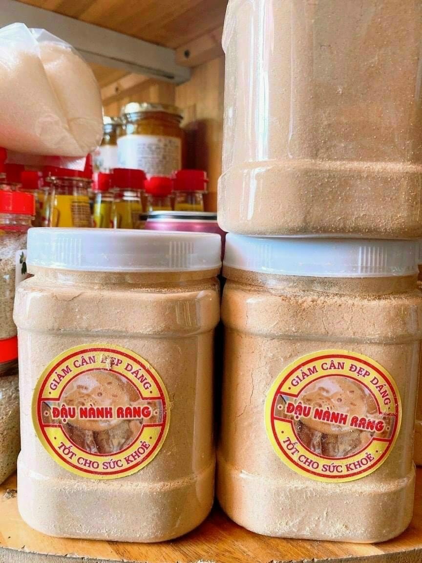 Bột đậu nành rang nguyên chất,rang xay thủ công