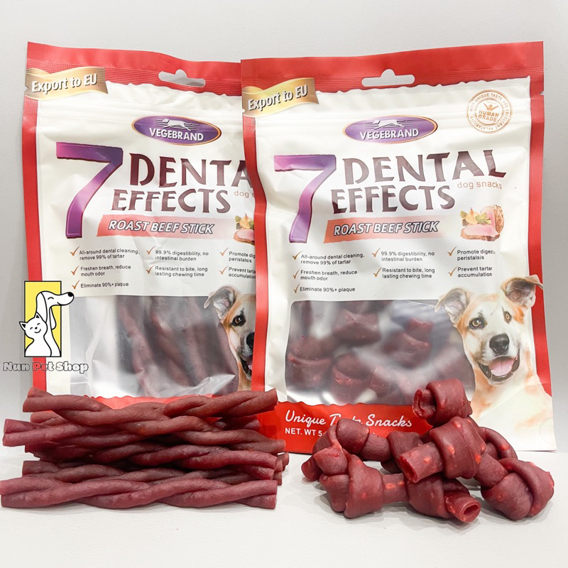 Xương gặm sạch răng vị bò 7 Dental Effects Vegebrand
