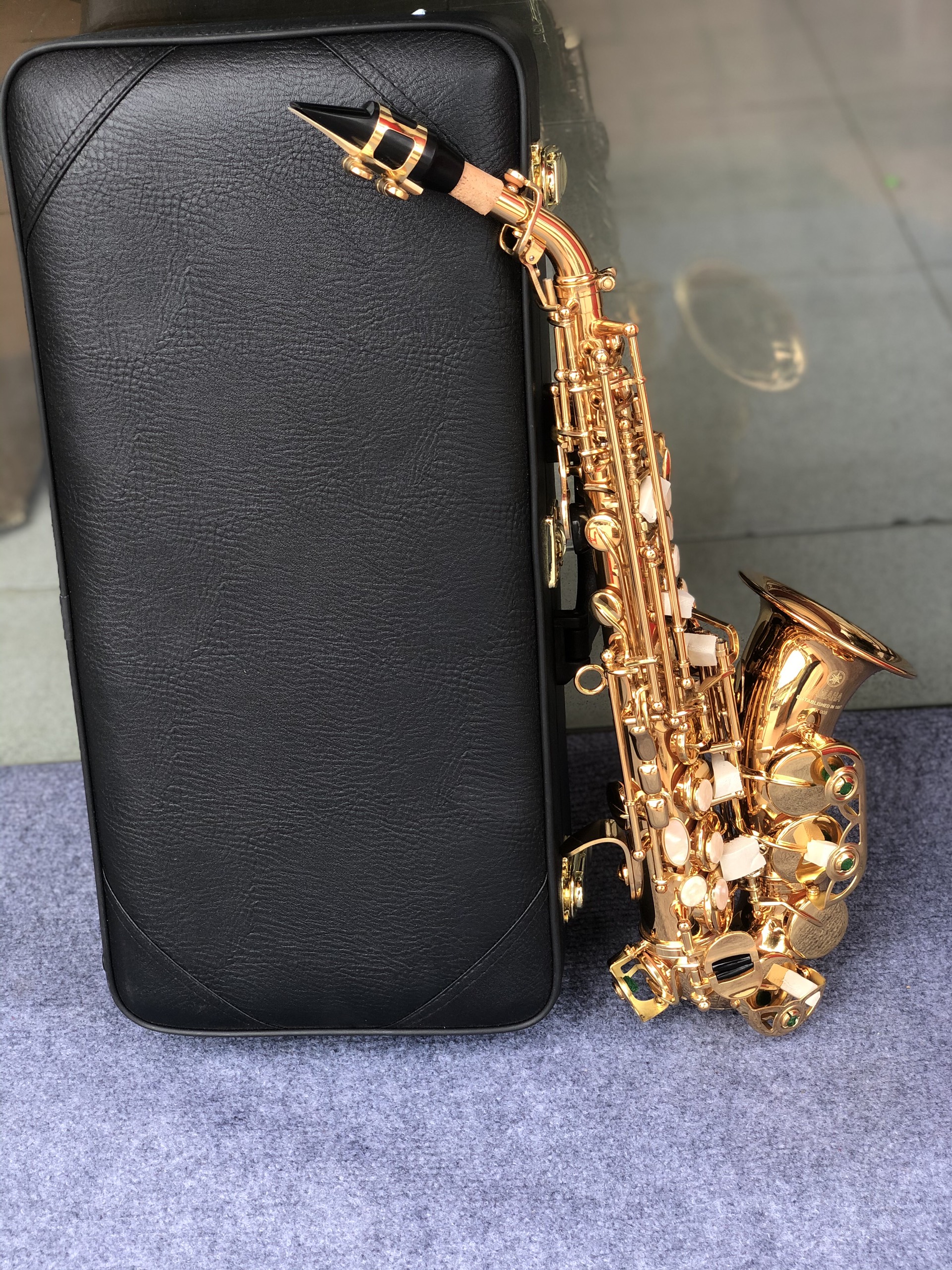 Kèn saxophone soprano cong Yamaha MK-008