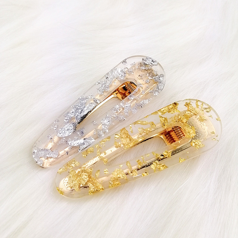 Kẹp mái xà cừ loang phong cách Hàn Quốc