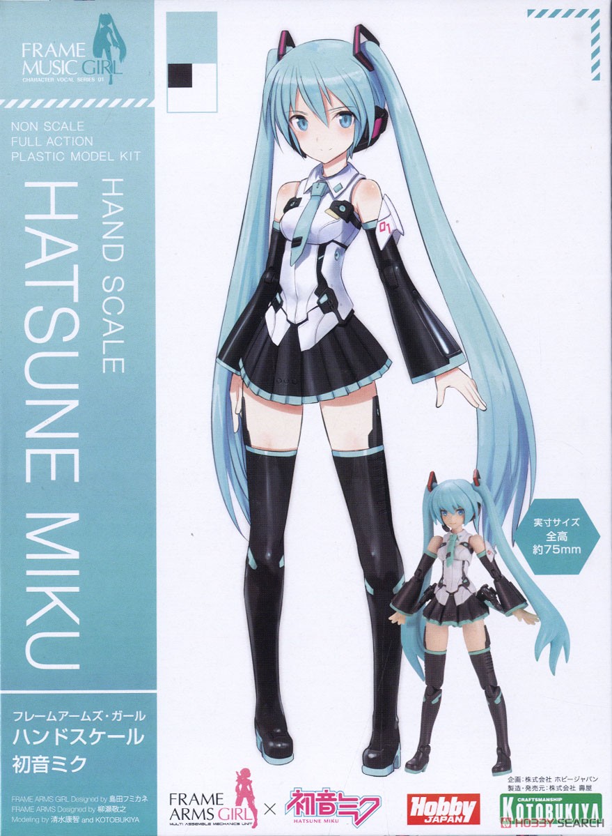 Mô hình Kotobukiya Hand Scale Hatsune Miku (Frame Arms Girl)