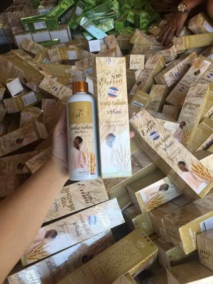 Sữa tắm trắng da erina lúa mạch