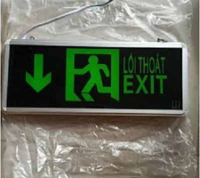 Đèn EXIT 2 mặt AKT - Đèn chỉ lối khẩn cấp - Đèn chỉ hướng thoát hiểm AKT