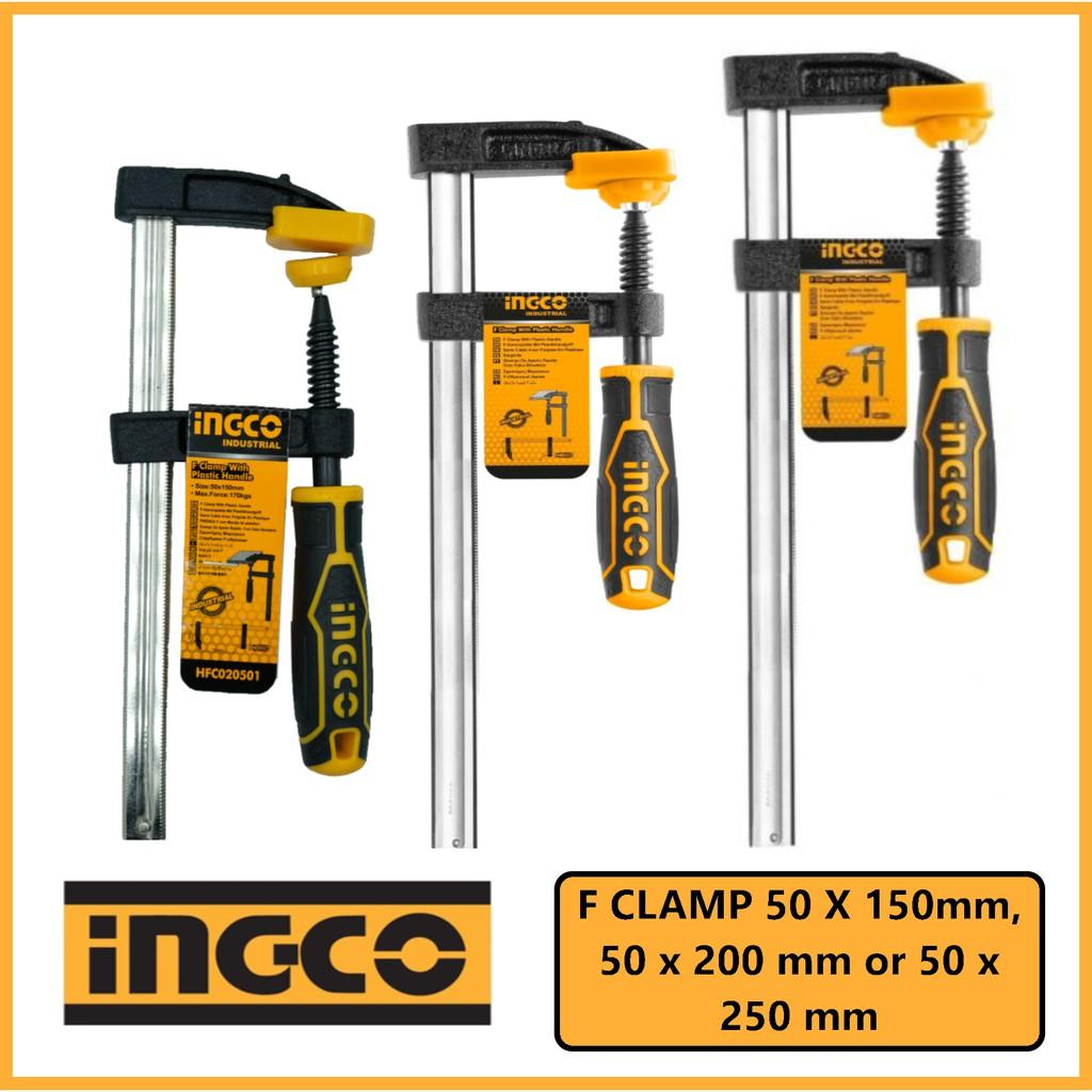 Kẹp gỗ chữ F (50x150mm) Ingco HFC020501