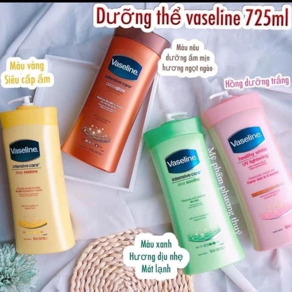 Sữa dưỡng thể trắng da Body Lotion Vaseline 725ml