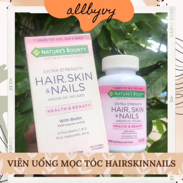 allbyvy | Viên Uống Natures Bounty Hair Skin Nails 150 Viên
