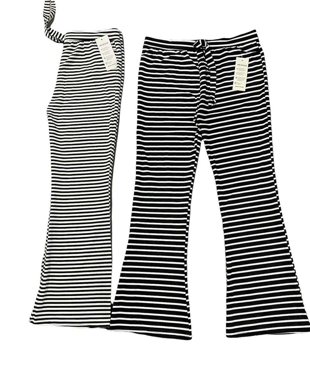 Quần ống loe - Set quần legging cạp cao ống loe