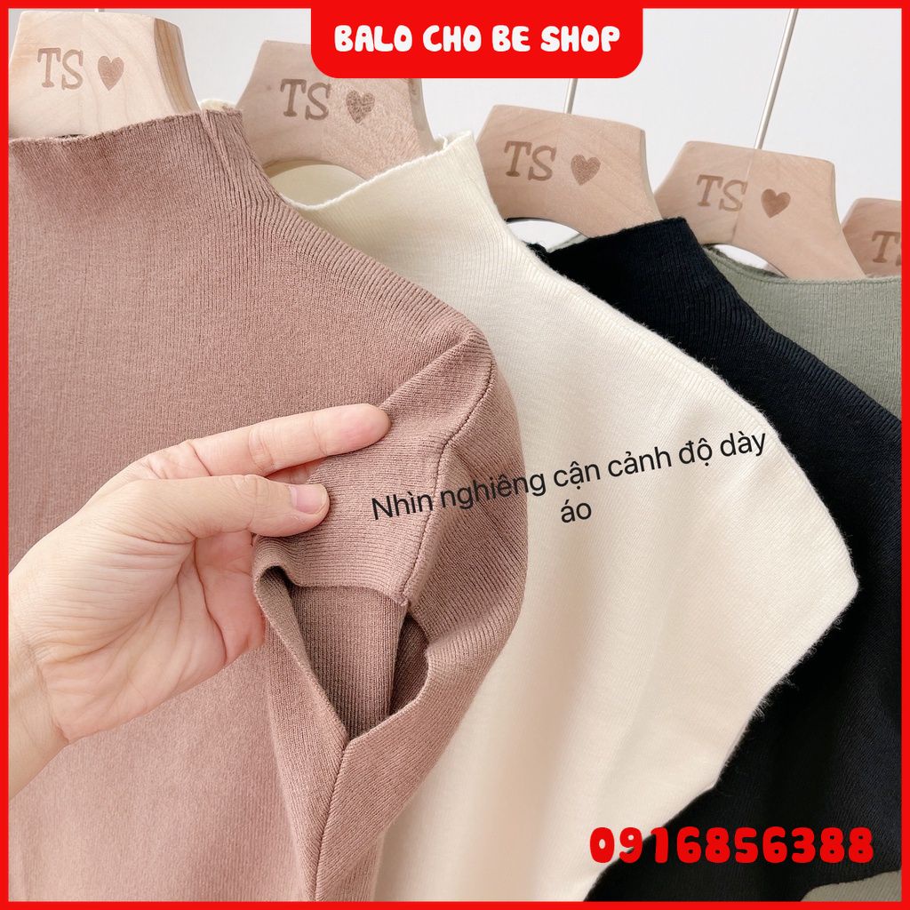 Áo len nữ cộc tay hến nhiều màu