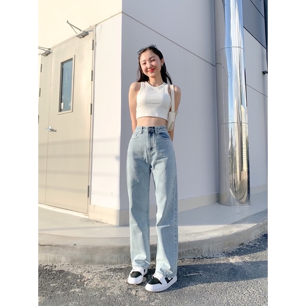 KIDO Quần jeans ống suông GAVIN JEANS