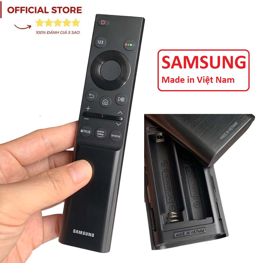 Samsung TV remote genuine Vietnam, Samsung remote no voice, genuine product by Zin, click by Samsung smart