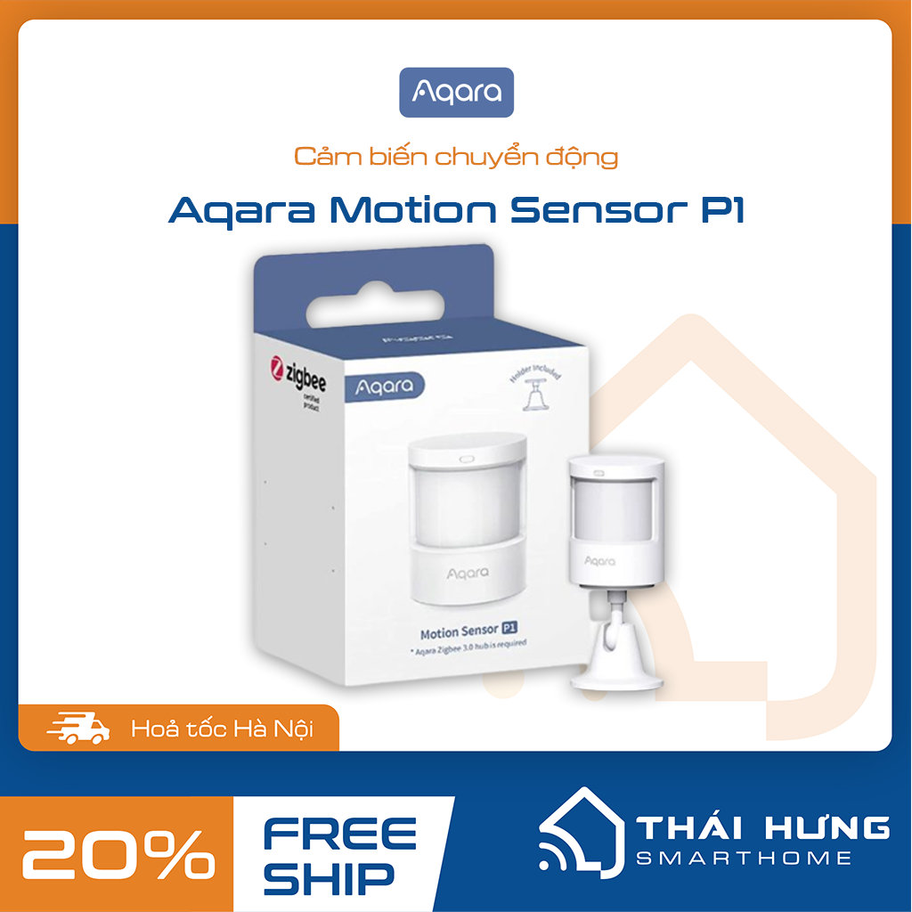 Cảm biến chuyển động Aqara tích hợp cảm biến sáng kèm chân đế