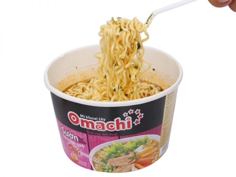 Mì bát Omachi vị Sườn hầm ngũ quả (92g)