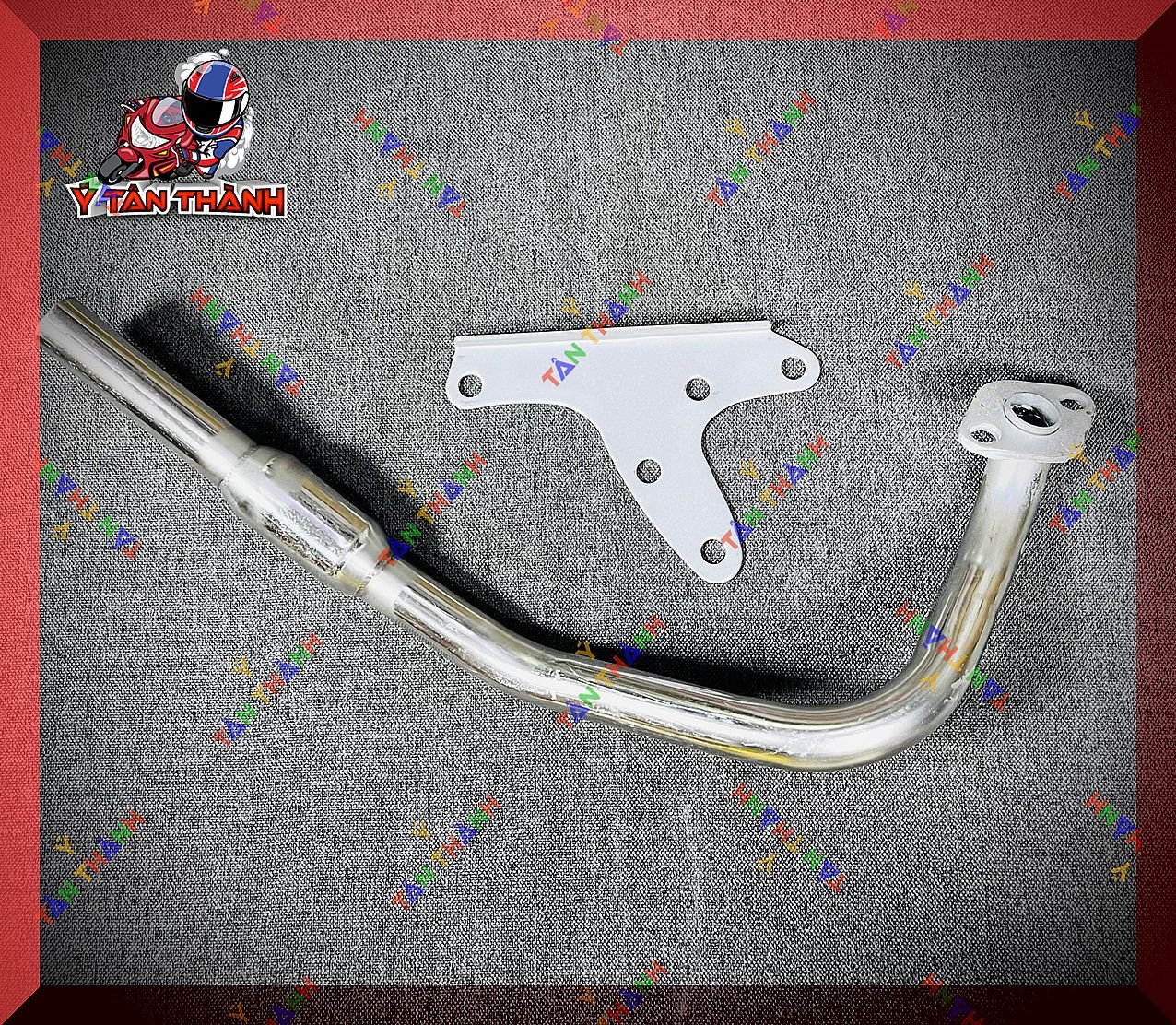cổ pas pô 4 road inox 304 xe vario,click 125 MS 77