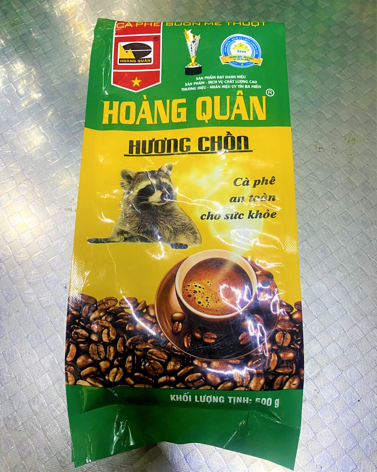 Cà Phê Hương Chồn HOÀNG QUÂN 500g