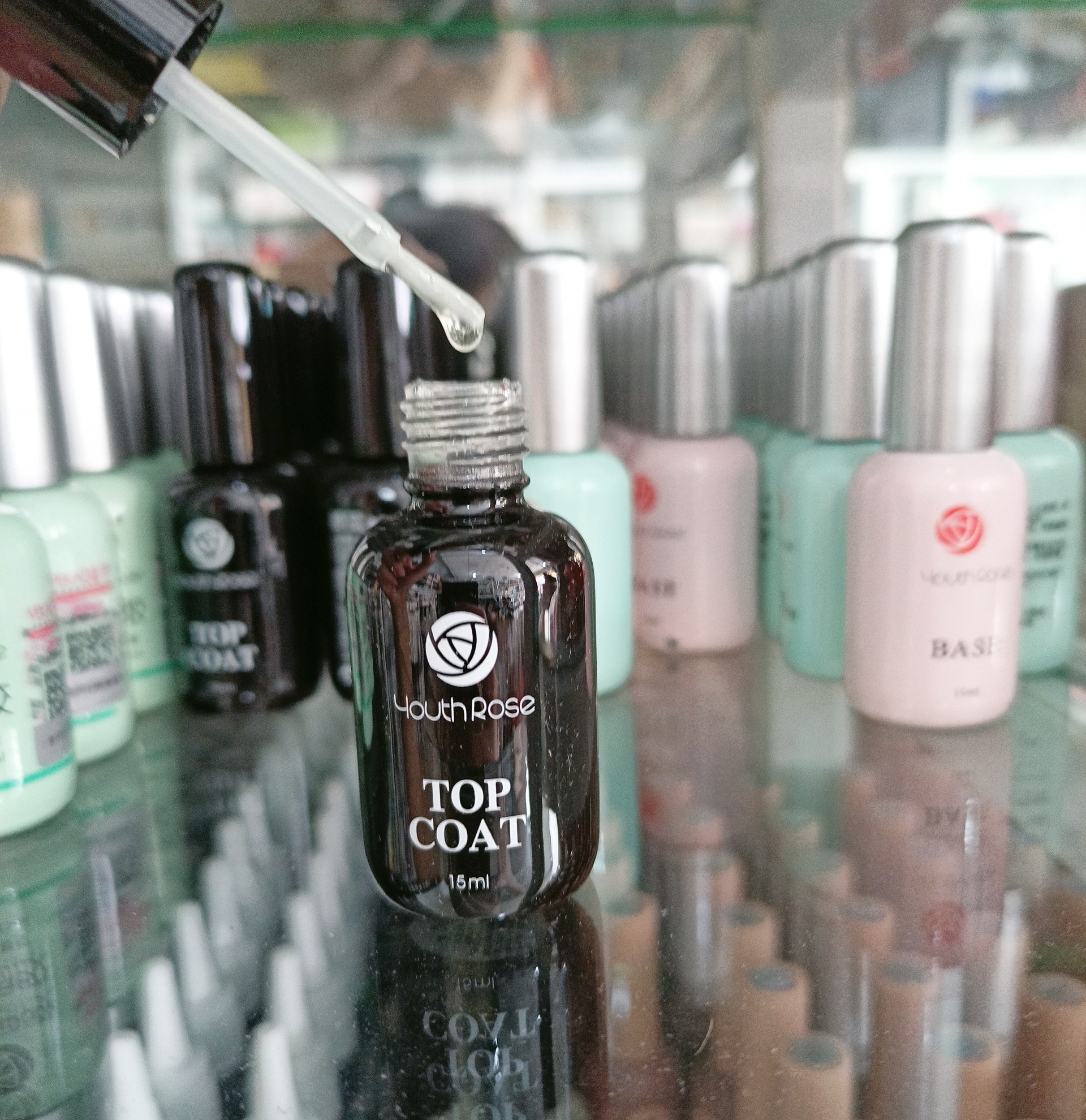 Base - Top - Cứng Móng sơn gel hiệu Rose hàng xuất