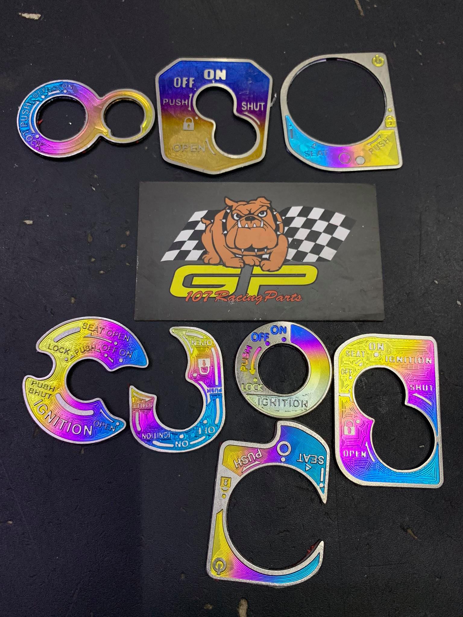 Tem titan ổ khoá cho nhiều dòng xe Honda Yamaha Suzuki loại khoá Smartkey  khoá chìa