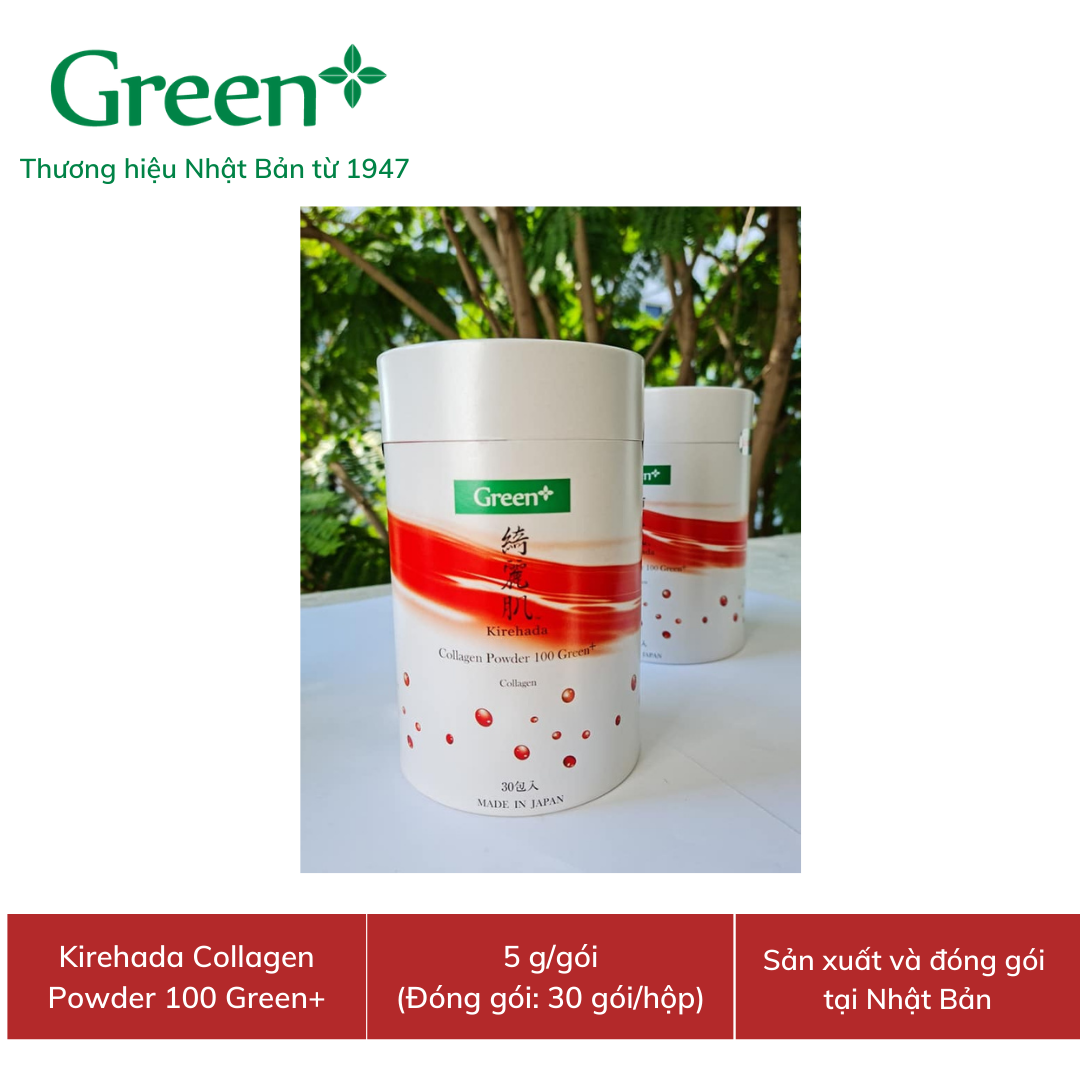 Collagen bột - Kirehada Collagen Powder 100 Green+