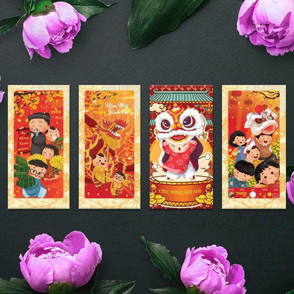 [HCM]Combo 20 Bao Lì Xì Độc Đáo Tết 2020