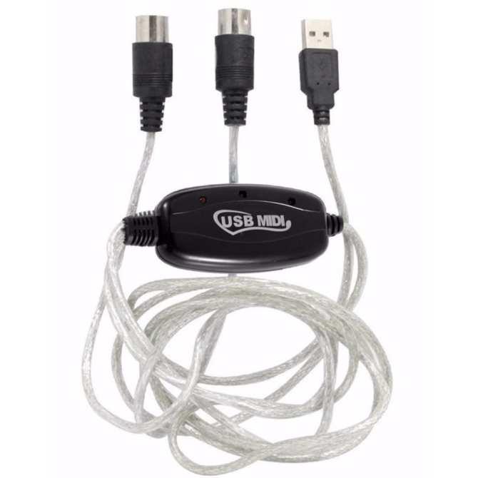 Cáp âm thanh Midi sang USB cho Organ, Keyboard