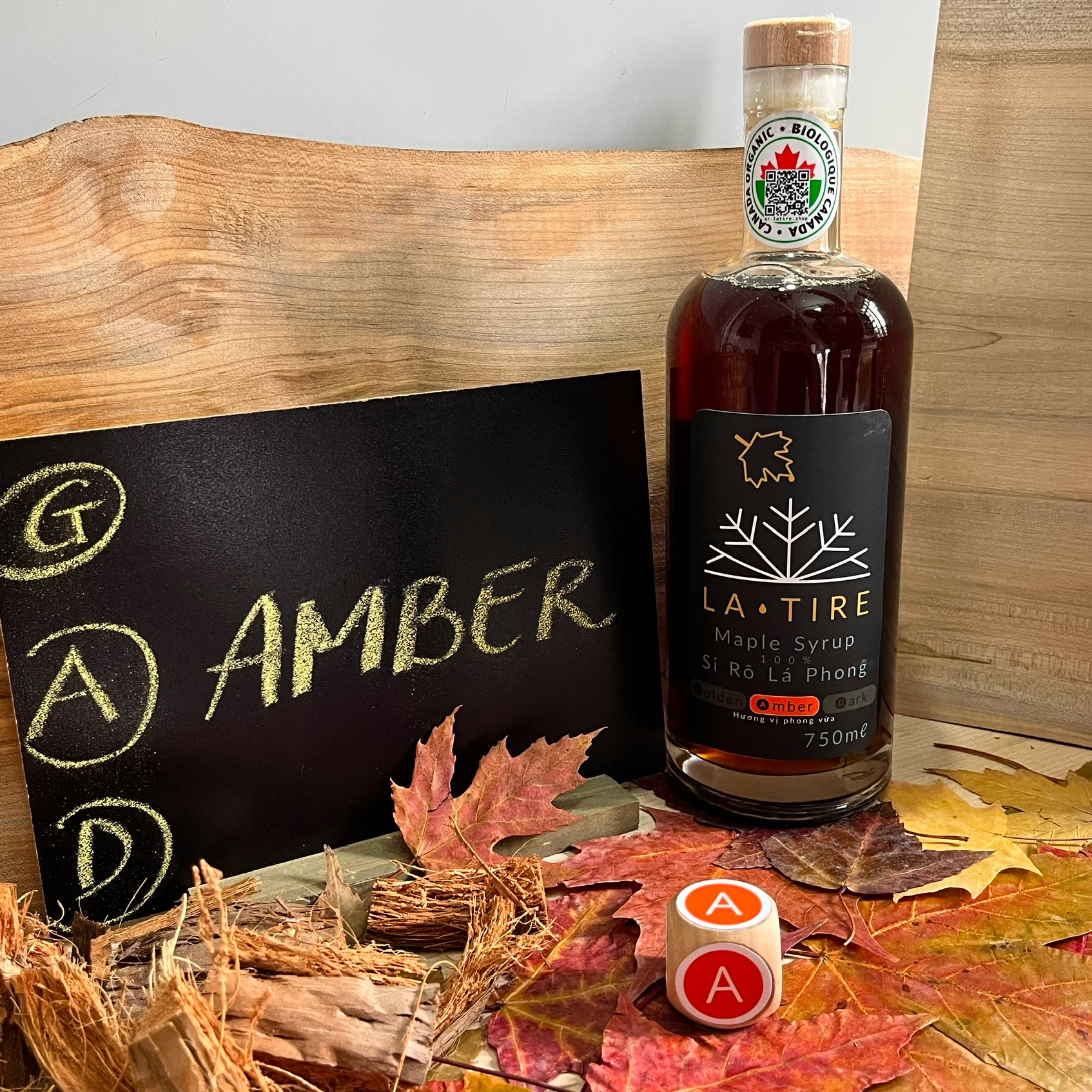 🇨🇦 Maple Syrup ∙ Si rô lá phong 750ml ✦ Vegan 🌱 Organic