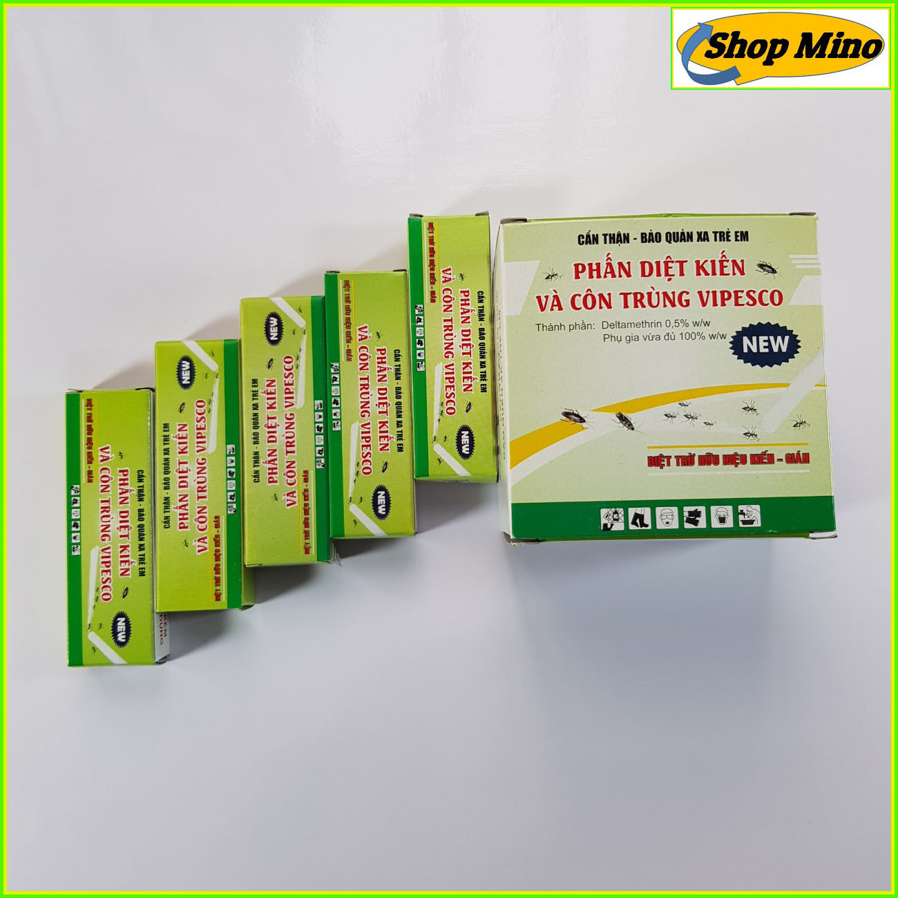 SET 4 Viên Phấn DIệt Kiến VIPESCO