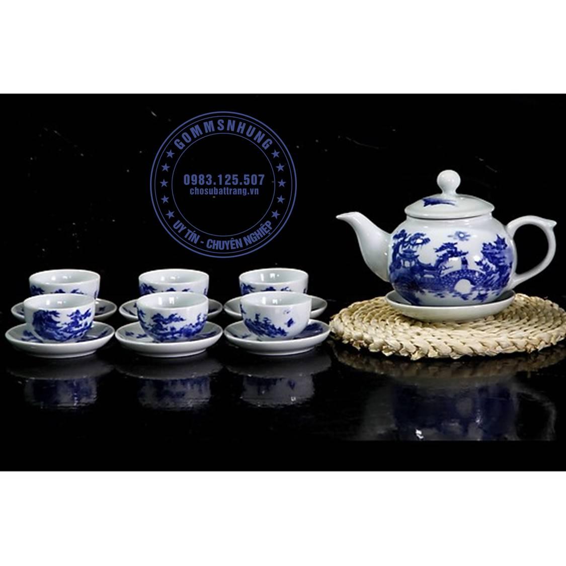 Bộ ấm chén trường thọ nhỏ xinh