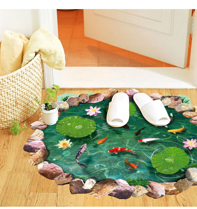 Decal dán tường 3d ao sen dcs001 decal amyshop