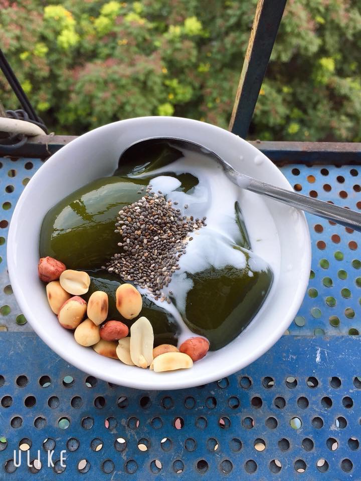 Bột lá găng, bột thạch xanh 100g loại 1