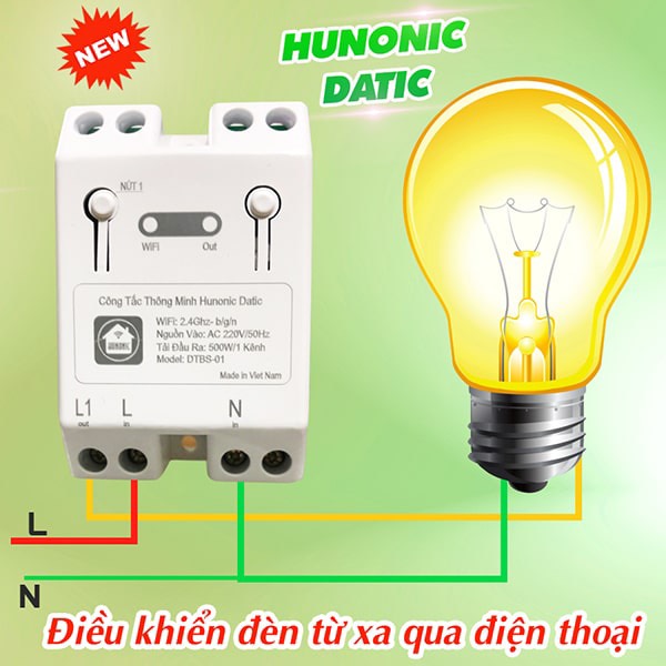 Công Tắc Thông Minh Hunonic Datic Basic