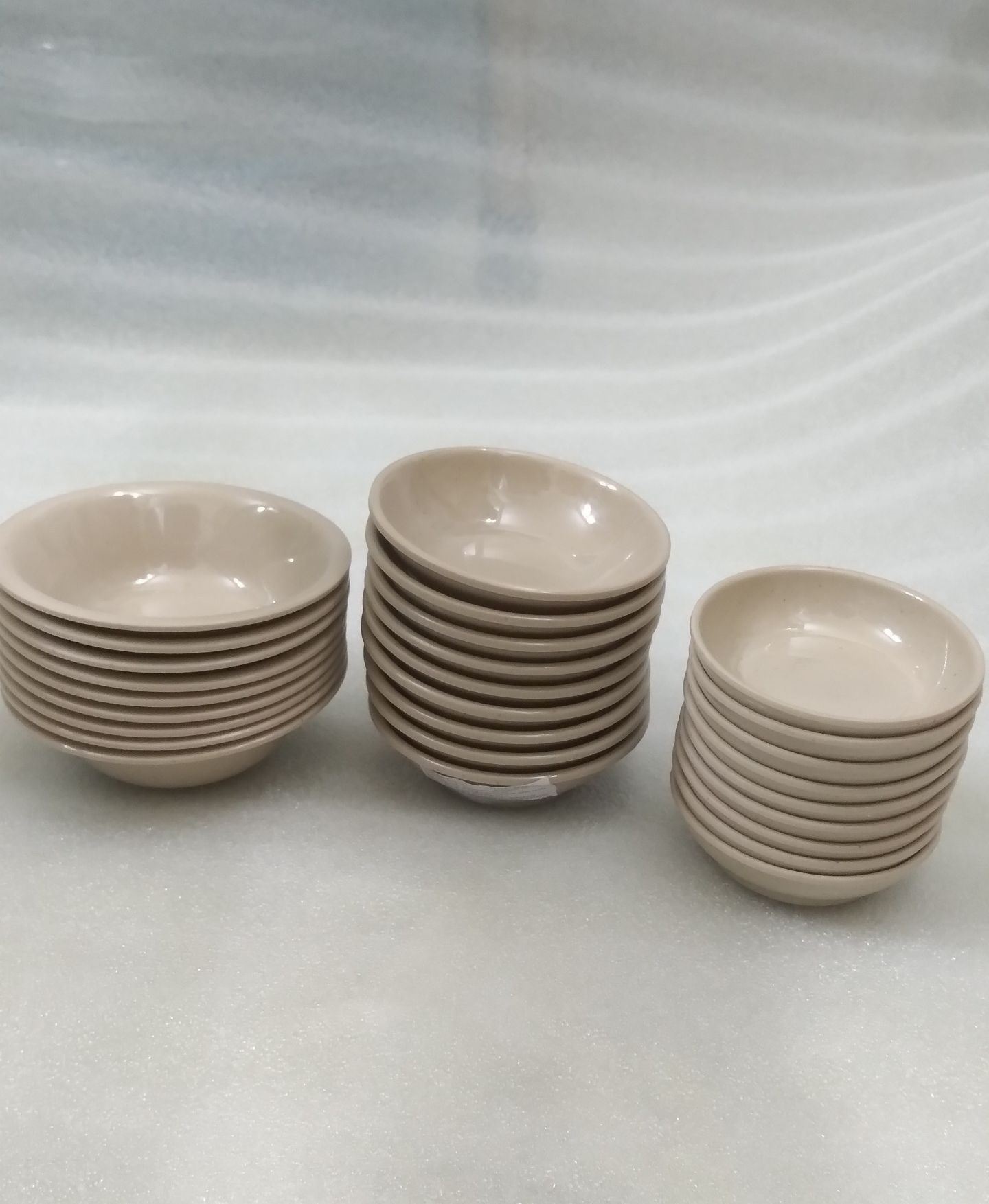 Chén đựng nước chấm tròn nhựa Melamine màu Nâu
